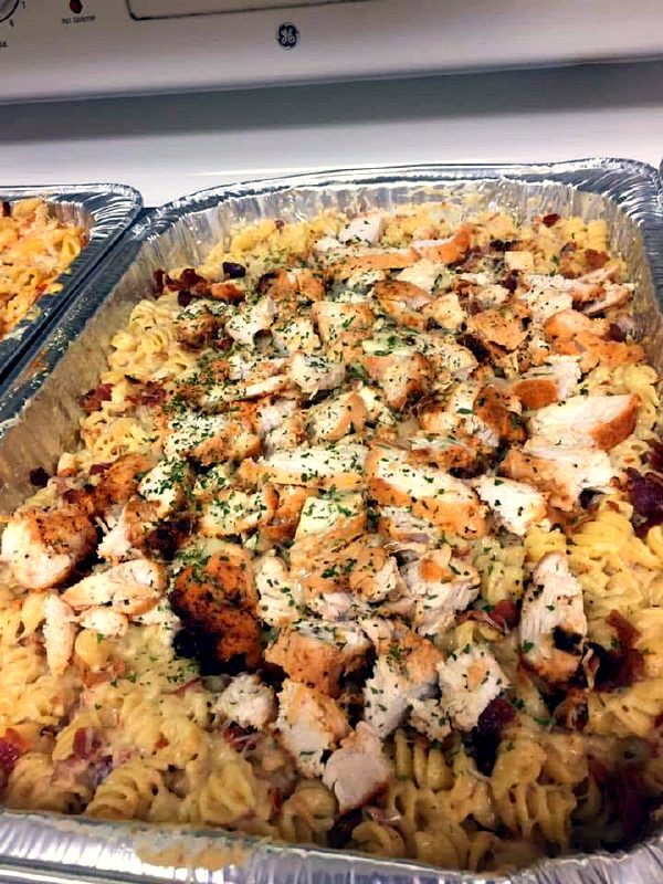 Chicken bacon ranch pasta
